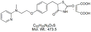 Rosiglitazone Maleate